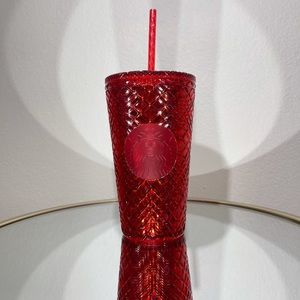 Starbucks Ruby Red Diamond Jewel Grande Tumbler